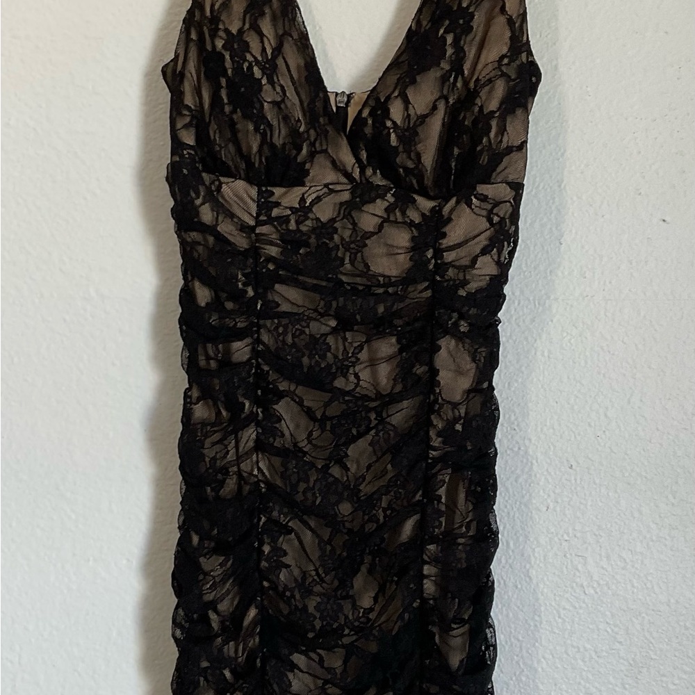 Elegant Black Lace Dress